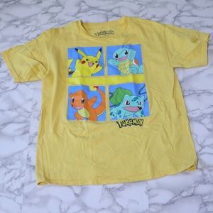 Pokemon Pikachu Squirtle Charmander Bulbasaur y2k vintage graphic tee t-shirt